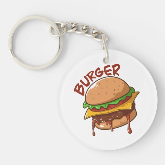 Burger Lovers Sleutelhanger (Voorkant)