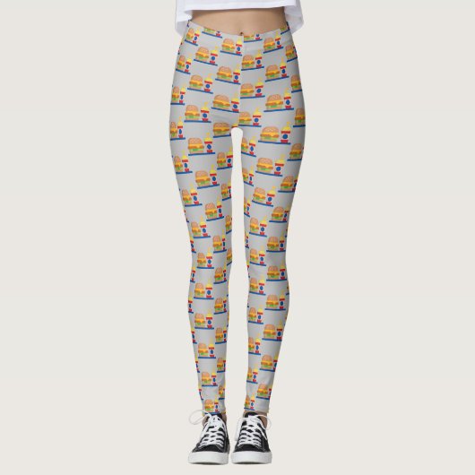 Burger Meal Leggings (Voorkant)