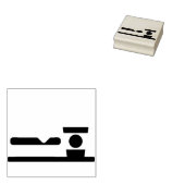 Burger Meal Rubberstempel (Gestempeld)
