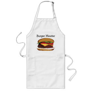 Burger Meister Apron Lang Schort