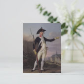 Burger Nau-Deville op het uniform van de nationale Briefkaart (Staand voorkant)