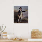 Burger Nau-Deville op het uniform van de nationale Poster (Keuken)