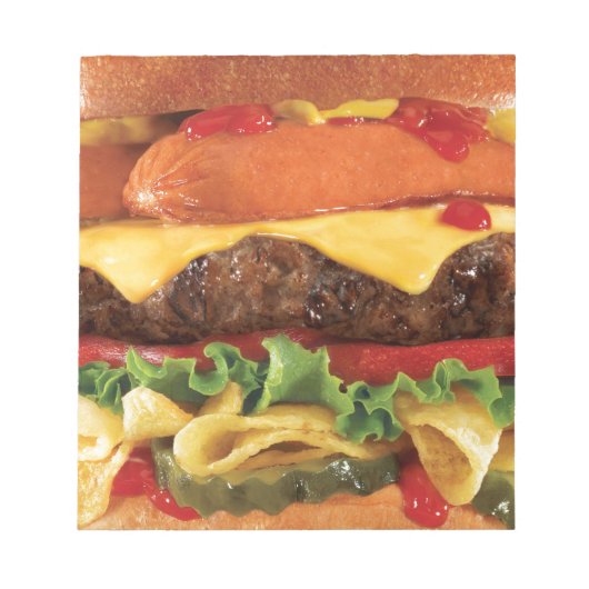 burger notitieblok (Voorkant)
