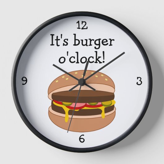 Burger O-Clock leuke voedselfoto (Voorkant)