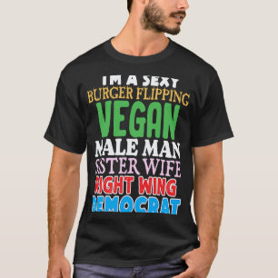 Burger Omkeren Vegan Donkere Humor Opvallend Speci T-shirt