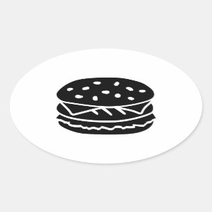Burger Ovale Sticker