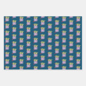 Burger rose mou et papier Motif Fries  (Devant 3)