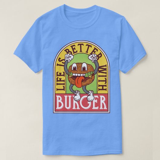 Burger T-shirt (Design voorkant)