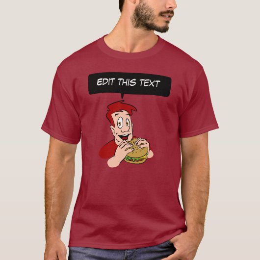 Burger T-shirt (Voorkant)