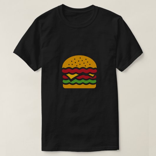 Burger T-shirt (Design voorkant)