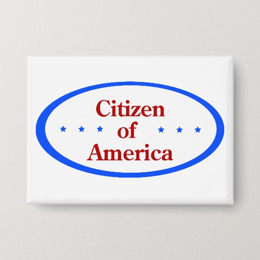 Burger van Amerika Button (Voorkant)