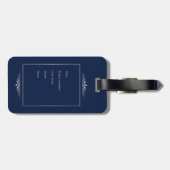 Burger van Planet Earth Bagagelabel (Achterkant horizontaal)