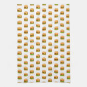 Burger Vector Illustratie Theedoek (Verticaal)