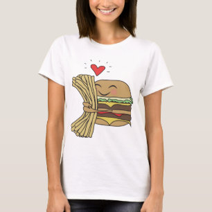 Burger verliest frons t-shirt