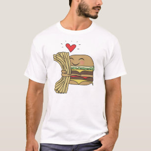 Burger verliest frons t-shirt