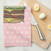 Burger verliest frons theedoek (Quarter Fold)