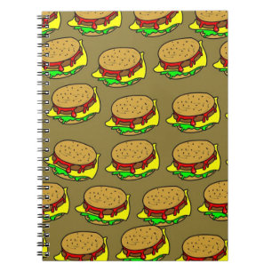 Burger Wallpaper Notitieboek