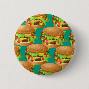 Burger Wallpaper Ronde Button 5,7 Cm