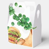 Burger & Wrap Fusion Food Illustration Bedankdoosjes (Geopend)