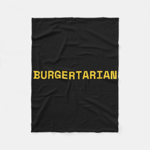 Burgeraar Grappig Foodie Burger Lover Hamburger C Fleece Deken