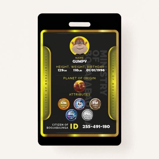 Burgerbadge Badge (Voorkant)