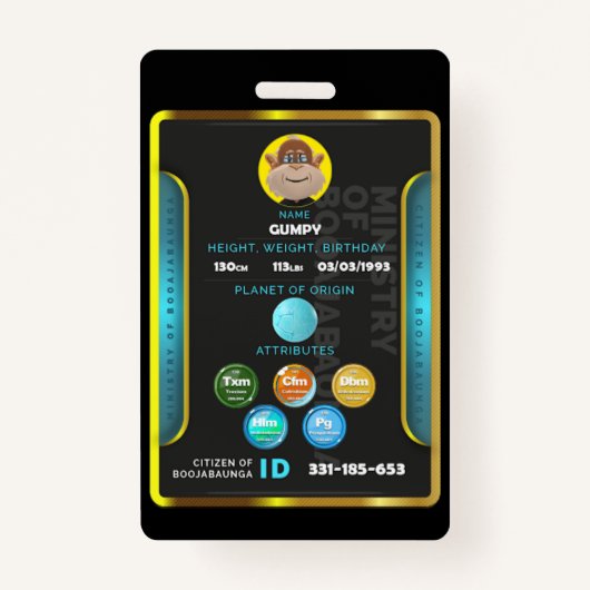 Burgerbadge Badge (Voorkant)