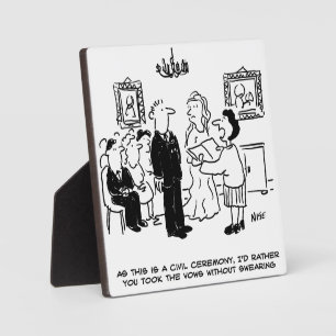 Burgerlijke huwelijksceremonie in een register Kan Fotoplaat