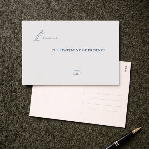 Burgerlijke Plechtigheid Rechtbank Huwelijksgetui Briefkaart