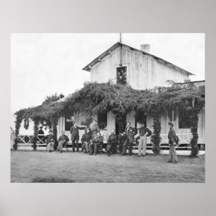 Burgeroorlog Algemene Hardin, 1865 Poster