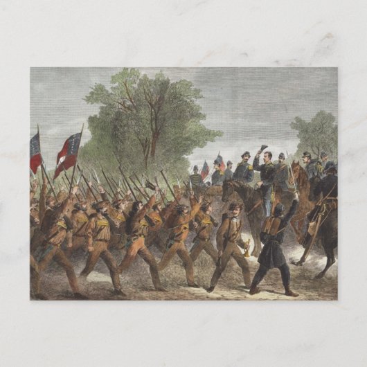 Burgeroorlog Briefkaart (Voorkant)