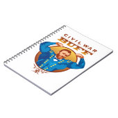 Burgeroorlog Buff-US Grant Spiral Bound Notitieboe Notitieboek (Linkerzijde)