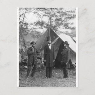 Burgeroorlog Foto Circa 1862 Briefkaart