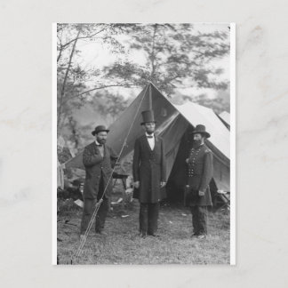 Burgeroorlog Foto Circa 1862 Briefkaart
