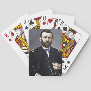 Burgeroorlog Generaal Grant Pokerkaarten