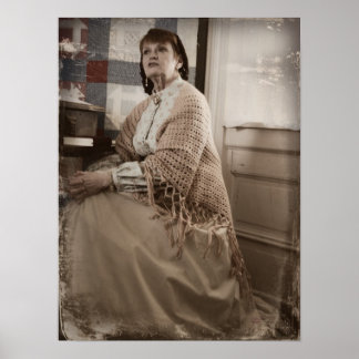 Burgeroorlog Harriet Beecher Stowe Verticale Druk Poster