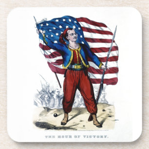 Burgeroorlog New York Zouaves Bier Onderzetter