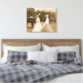 Burgeroorlog op Canvas Afdruk (Insitu (Slaapkamer))