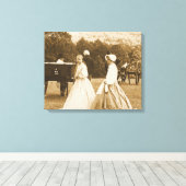 Burgeroorlog op Canvas Afdruk (Insitu (Houten vloer))