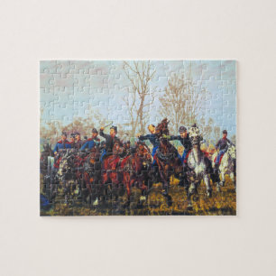 Burgeroorlog Slagveld 1887 William T Trego Legpuzzel