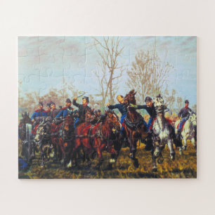 Burgeroorlog Slagveld 1887 William T Trego Legpuzzel