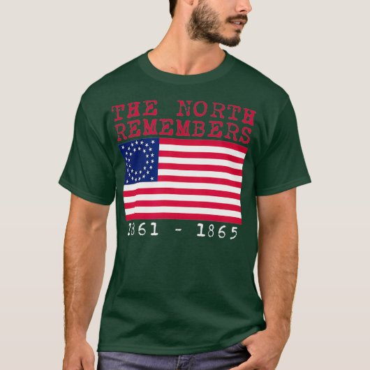 Burgeroorlog Unie Herdenking Unie Army Pride T-shirt (Voorkant)