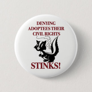 Burgerrechten ontzeggen ronde button 5,7 cm