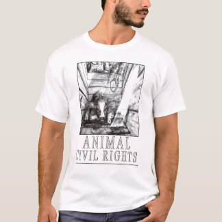 Burgerrechten van dieren (B) T-shirt