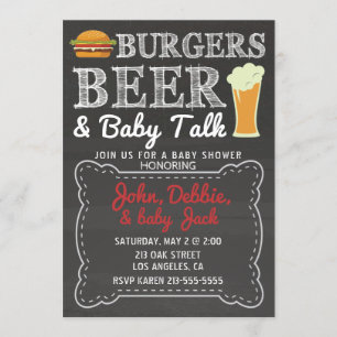Burgers, Beer, & de Uitnodiging van het Baby showe