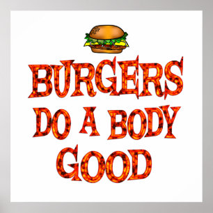 Burgers doen het goed poster