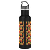 Burgers en Fries Waterfles (Achterkant)