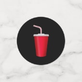 Burgers et Fries confettis de fête mignonne (Petit recto)