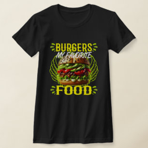 Burgers mijn favoriete eten t-shirt