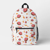 Burgers patroon afgedrukte rugzak (Voorkant)
