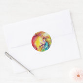 BURGERS VAN DE CARNIVAL / Venetiaanse Masquerade D Ronde Sticker (Envelop)